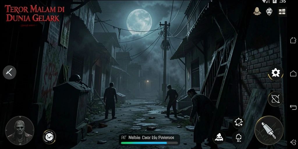 Tampilan gameplay menyeramkan di API36 yang bikin jantung berdegup kencang.