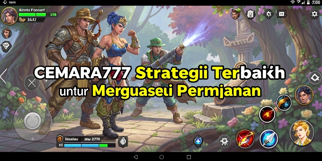 Screenshot CEMARA777 menampilkan pertempuran strategi yang epik.