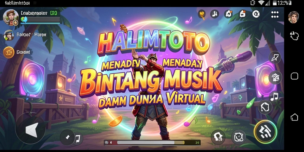 Tampilan gameplay HALIMTOTO yang menarik dan interaktif.