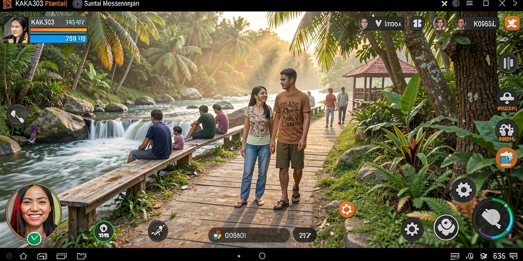 Screenshot gameplay KAKA303 menampilkan aksi seru dan interaksi pemain.