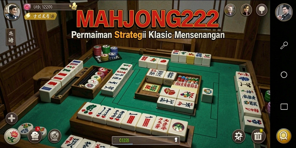 Tampilan menarik dari gameplay MAHJONG222 yang seru dan menantang.
