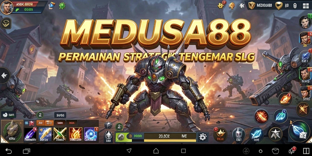 Tampilan layar permainan MEDUSA88 yang menarik dalam genre SLG.