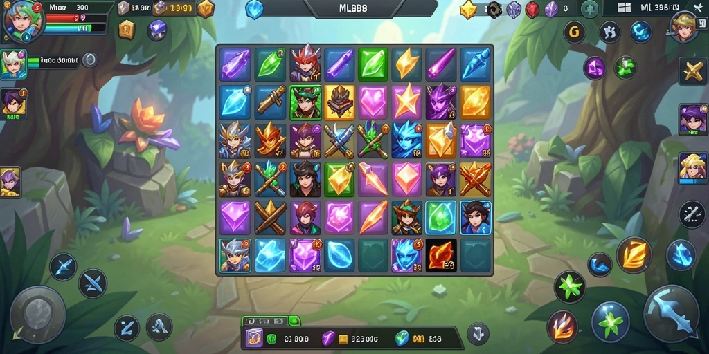 Tampilan gameplay seru dari MLBB8 dengan tantangan Match-3.