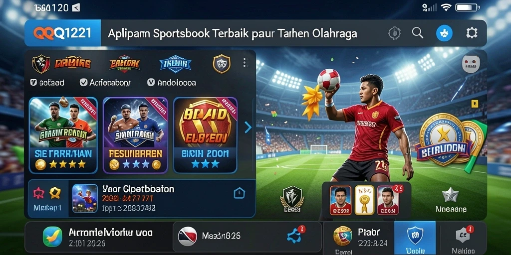 Tampilan permainan QQ1221 pada sportsbook yang menarik dan interaktif.