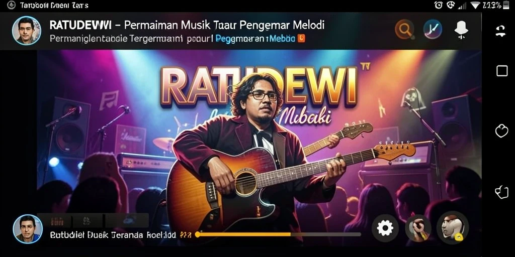 Screenshot gameplay RATUDEWI yang penuh warna dan interaktif.