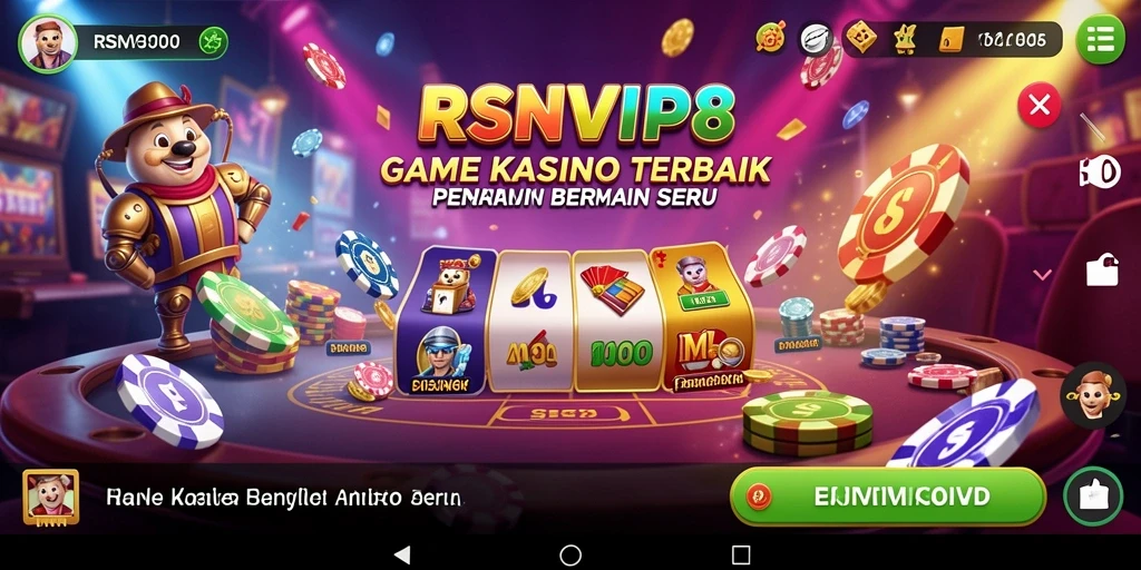 Tampilan menarik dari gameplay Kasino di RSNVIP8 dengan berbagai pilihan permainan.