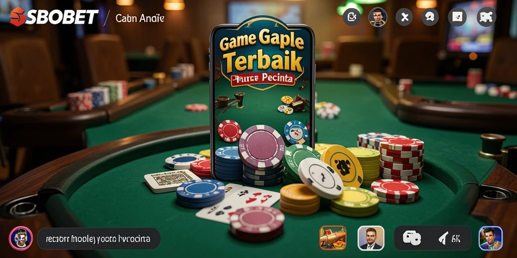 Tangkapan layar SBOBET menampilkan aksi seru permainan Gaple.